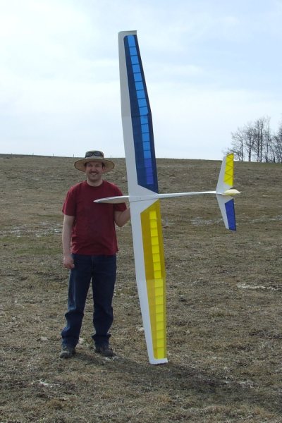 This past winters project: Modified Sagitta 900.  Wingspan 111&quot;, weight 2lbs 14oz